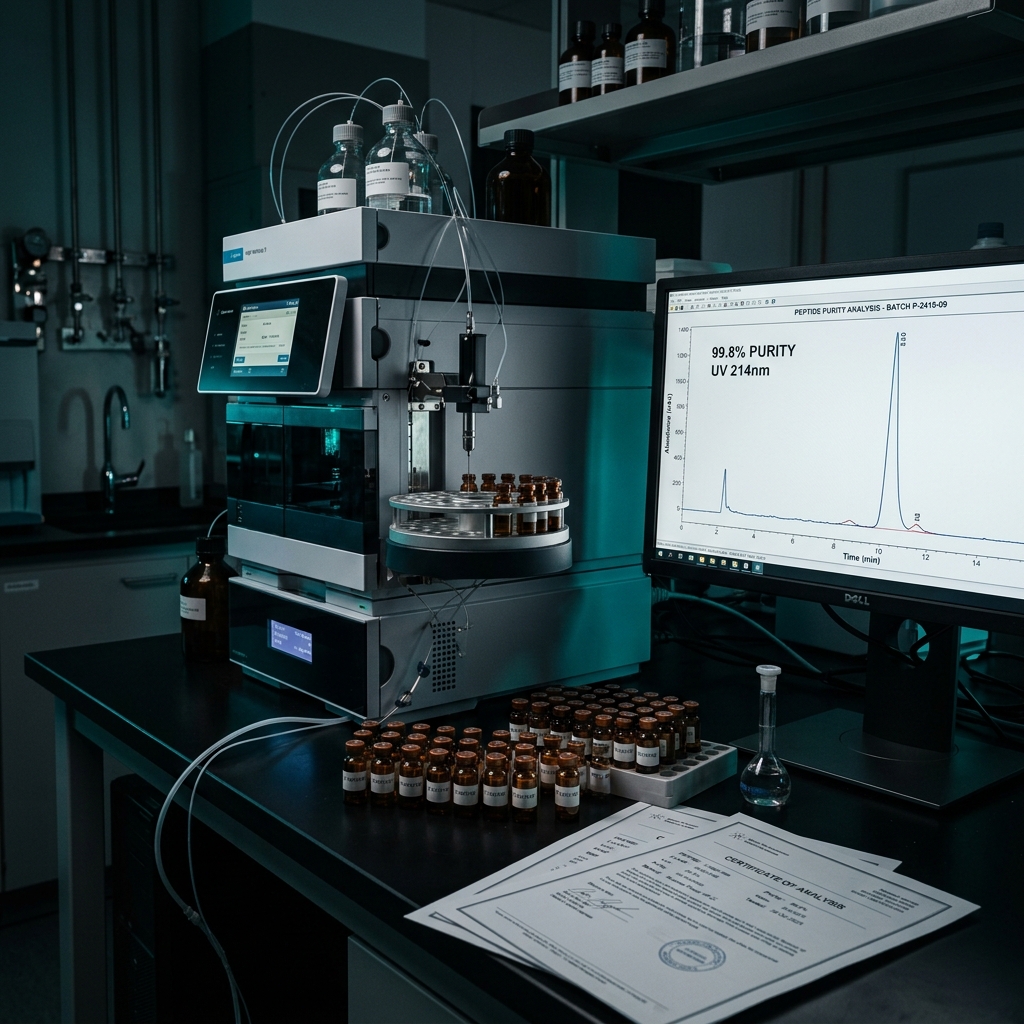 Independent purity testing and COA